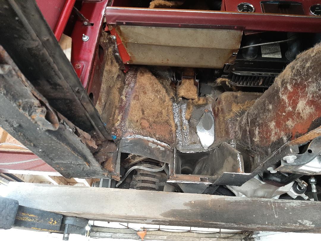 MGB Floor Work