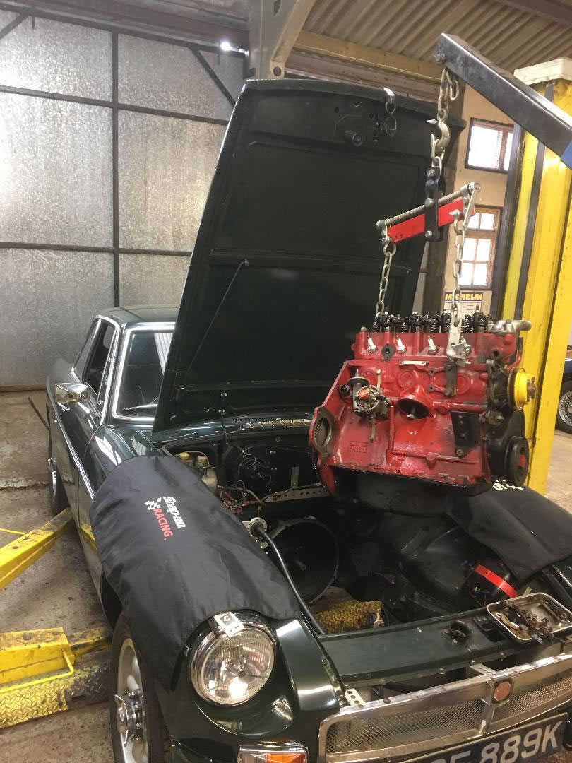 MGB Engine out