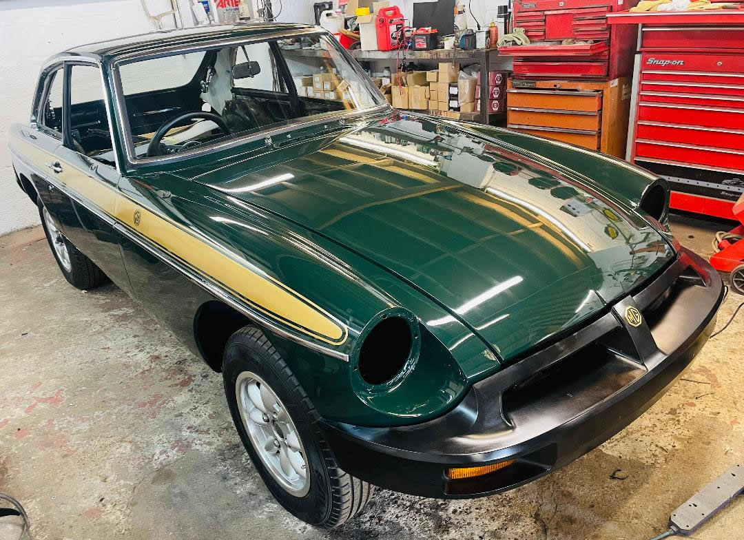 MGB GT painted